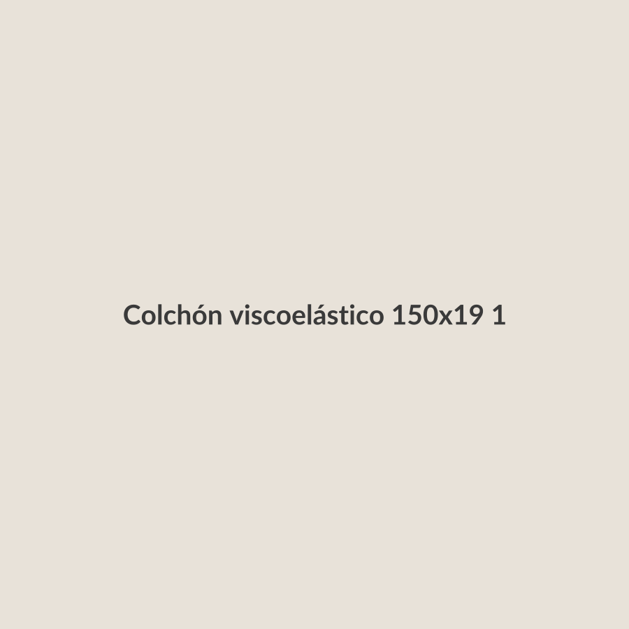 Colchón viscoelástico 150x190