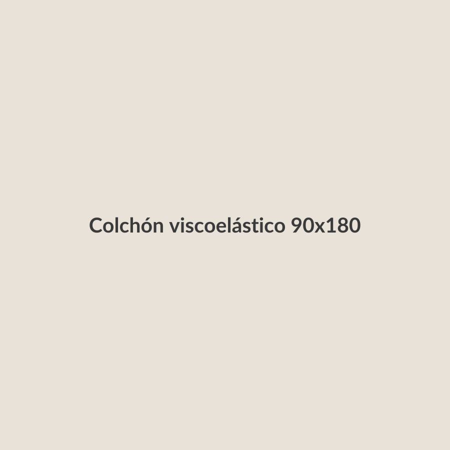 Colchón viscoelástico 90x180 juvenil