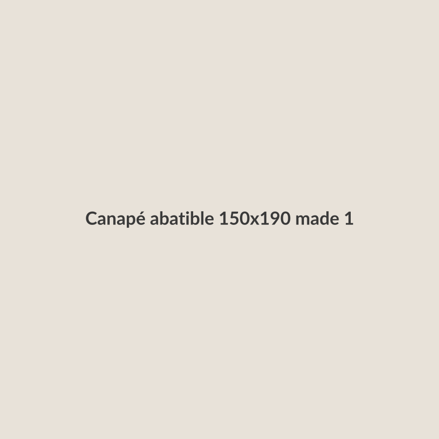 Canapé abatible 150x190 madera