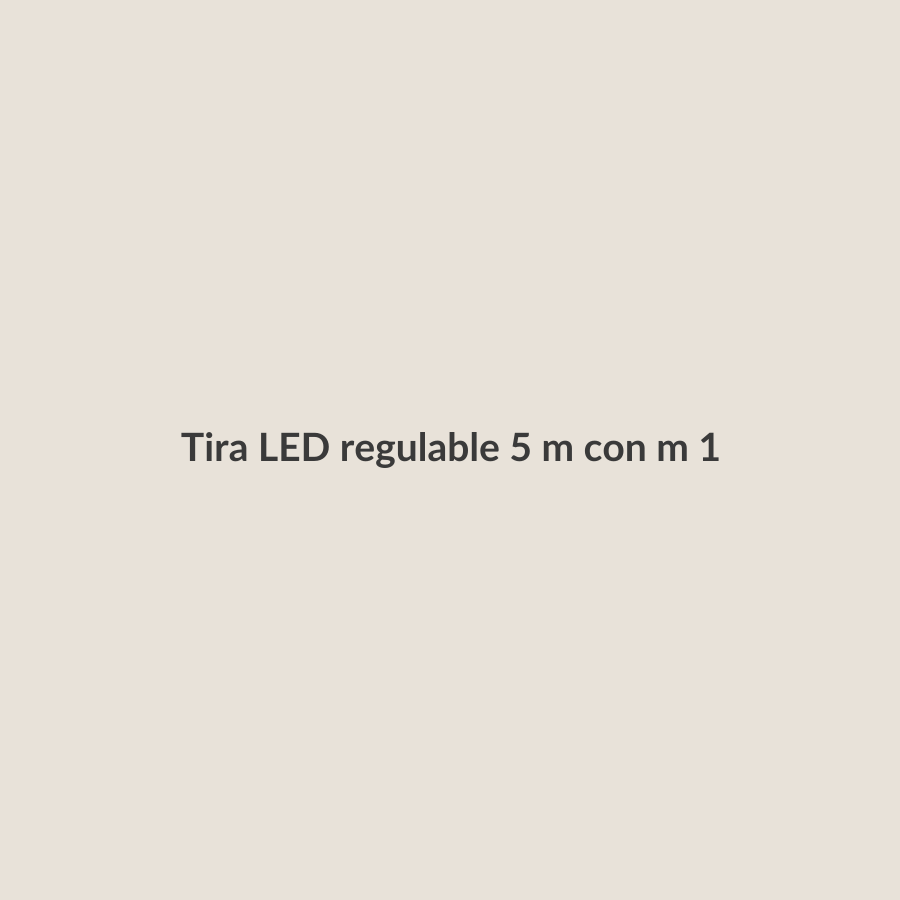 Tira LED regulable 5 m con mando