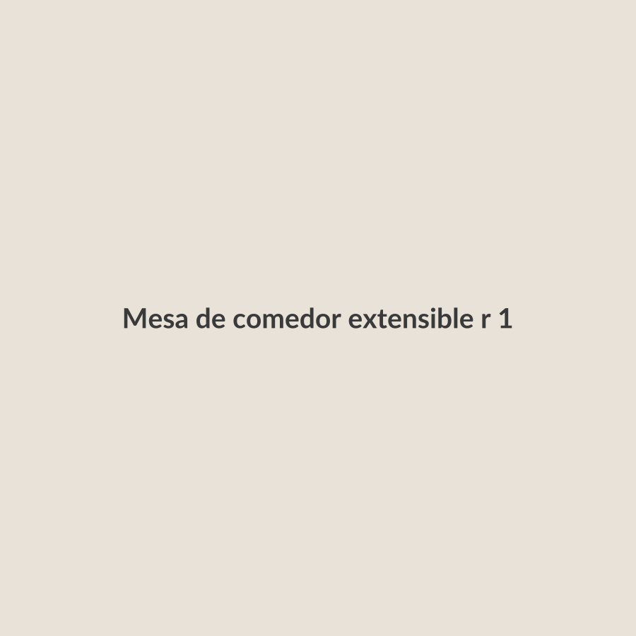 Mesa de comedor extensible roble 140-180