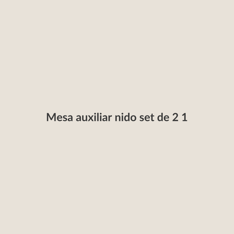 Mesa auxiliar nido set de 2