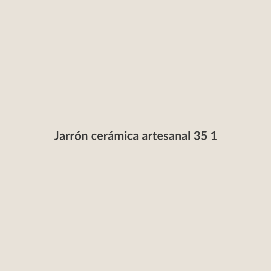 Jarrón cerámica artesanal 35 cm