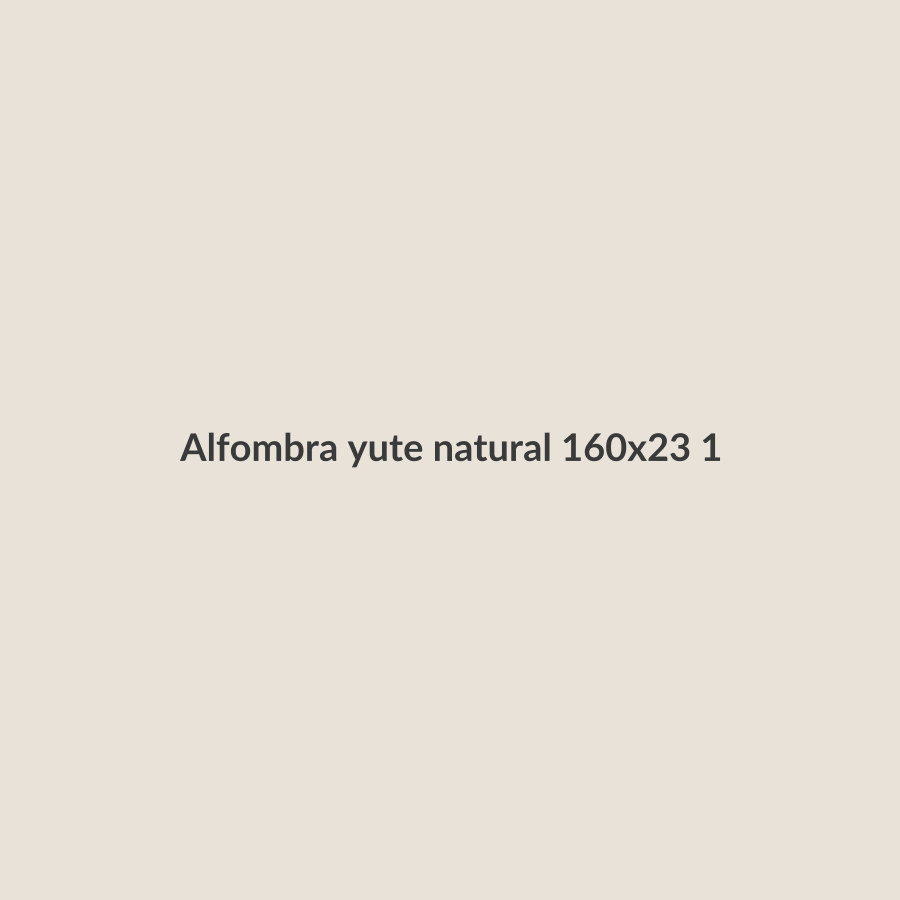 Alfombra yute natural 160x230