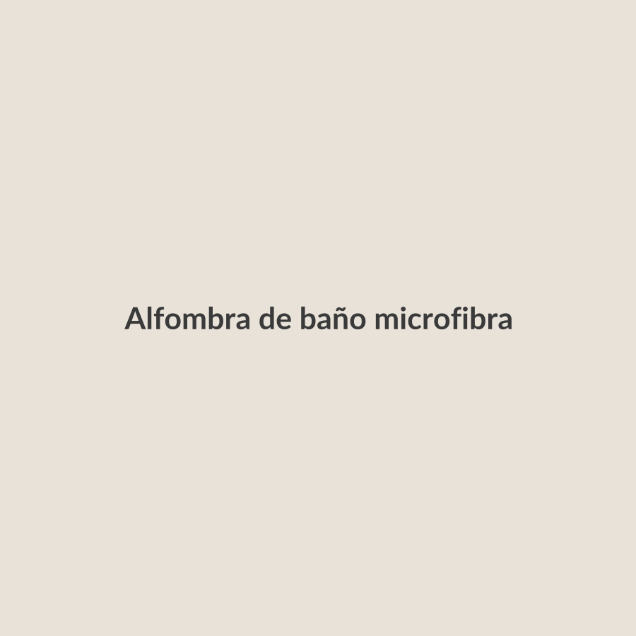 Alfombra de baño microfibra pack 2