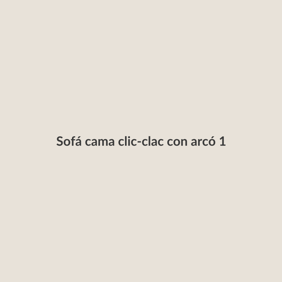 Sofá cama clic-clac con arcón