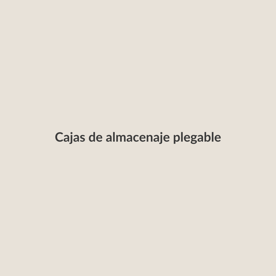 Cajas de almacenaje plegables pack 3