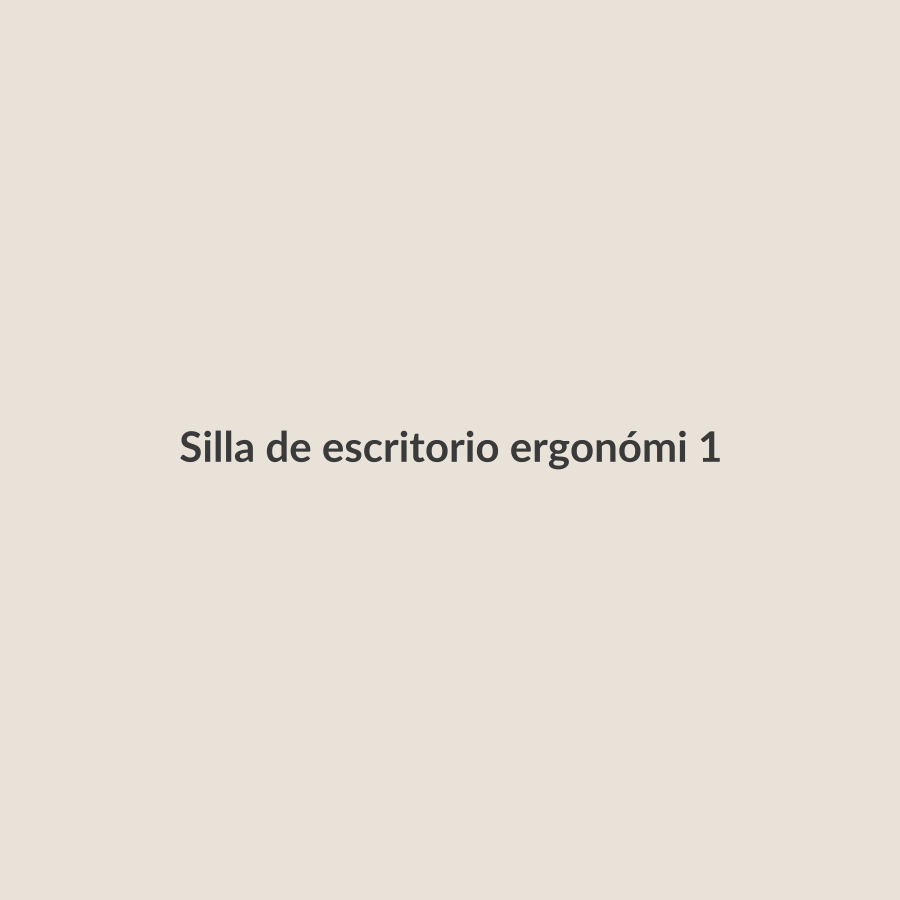 Silla de escritorio ergonómica